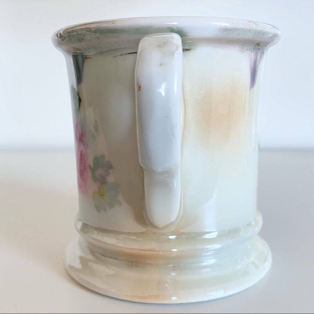 Antique Floral Rose Shaving Mug - Picture 5 of 12
